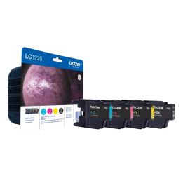 TUSZ ORYGINALNY BROTHER LC1220VALBP CMYK 300BK/3*300 CMY STRON