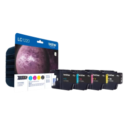 TUSZ ORYGINALNY BROTHER LC1220VALBP CMYK 300BK/3*300 CMY STRON