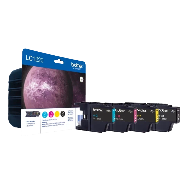 TUSZ ORYGINALNY BROTHER LC1220VALBP CMYK 300BK/3*300 CMY STRON
