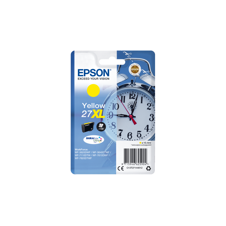 TUSZ ORYGINALNY EPSON T2714 C13T27144012 YELLOW 10,4 ML PO TERMINIE