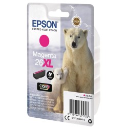 TUSZ ORYGINALNY EPSON T2633 C13T26334012 MAGENTA 9,7 ML PO TERMINIE