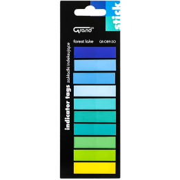 ZAKŁADKI INDEKSUJĄCE FOLIOWE 45X11MM GRAND GR-089-20 150-1477 MIX*10 10X20SZT