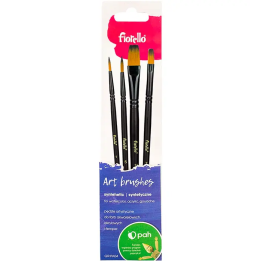 PĘDZLE FIORELLO GR-PA04 170-2770 NYLON 4SZT