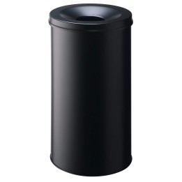 KOSZ NA ŚMIECI OKRĄGŁY Z GŁOWICĄ GAŚNICZĄ 60L DURABLE SAFE 330701 CZARNY