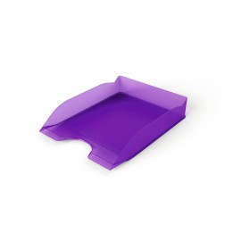SZUFLADA A4 DURABLE BASIC 1701674992 PRZEZROCZYSTA FIOLETOWA 253X63X337MM