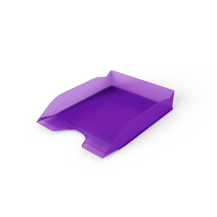 SZUFLADA A4 DURABLE BASIC 1701674992 PRZEZROCZYSTA FIOLETOWA 253X63X337MM
