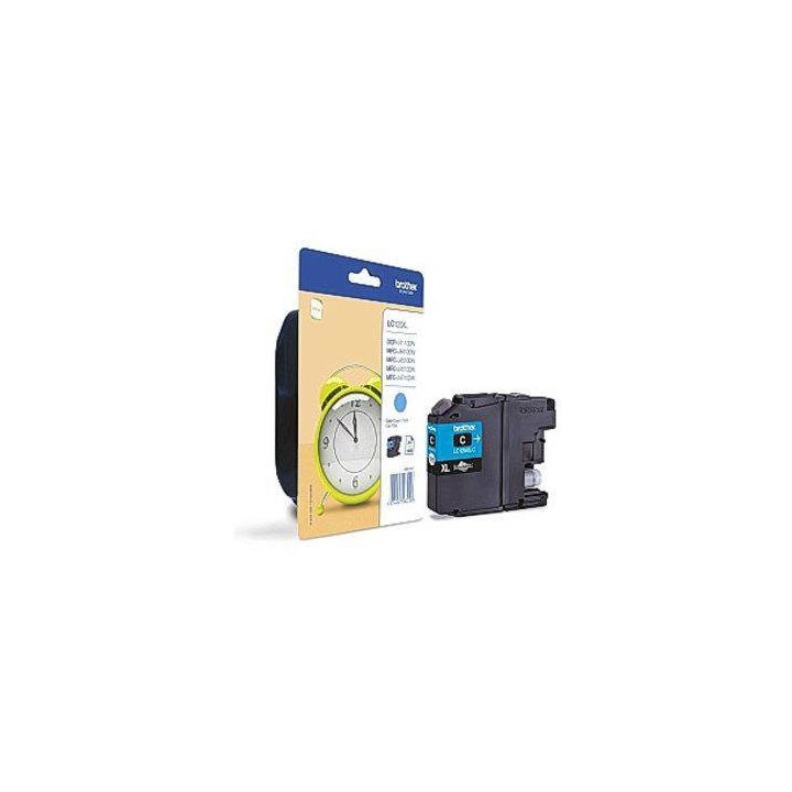 TUSZ ORYGINALNY BROTHER LC125XLC CYAN 1200 STRON