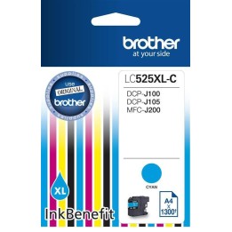 TUSZ ORYGINALNY BROTHER LC525XLC CYAN 1300 STRON