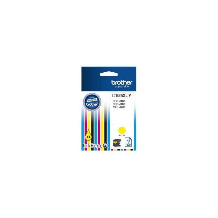 TUSZ ORYGINALNY BROTHER LC525XLY YELLOW 1300 STRON