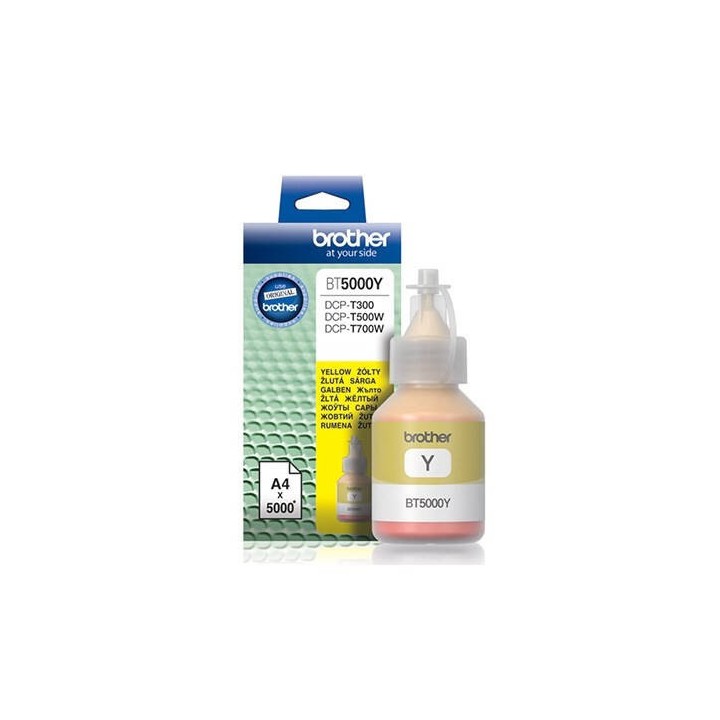 TUSZ ORYGINALNY BROTHER BT5000Y YELLOW 5000 STRON