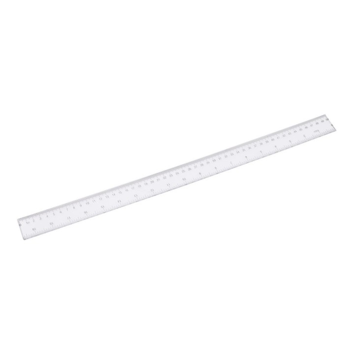 LINIJKA PLASTIKOWA 50CM D.RECT