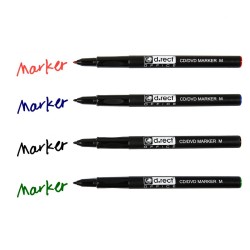 MARKERY CD/DVD D.RECT MIX*4 1.0MM 4SZT
