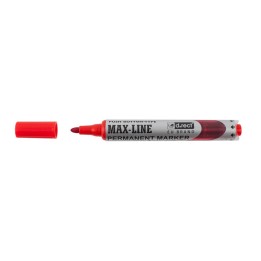 MARKER PERMANENTNY D.RECT MAX-LINE ML100 CZERWONY OKRĄGŁA