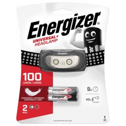 Latarka czołowa ENERGIZER Headlight Universal 3 Led czarna + 3szt. baterii AAA