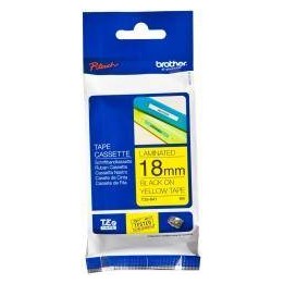 TASIEMKA ORYGINALNA CZARNY/ŻÓŁTE BROTHER TZES641 18 MM