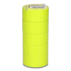 ETYKIETY SAMOPRZYLEPNE 23X16MM DO METKOWNIC EMERSON ŻÓŁTE 5 ROLEK*600SZT