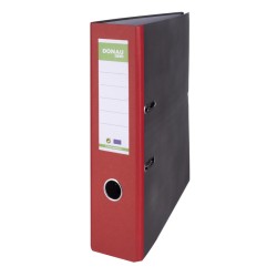 SEGREGATOR A4 TEKTUROWY DONAU ECO 80MM CZERWONY