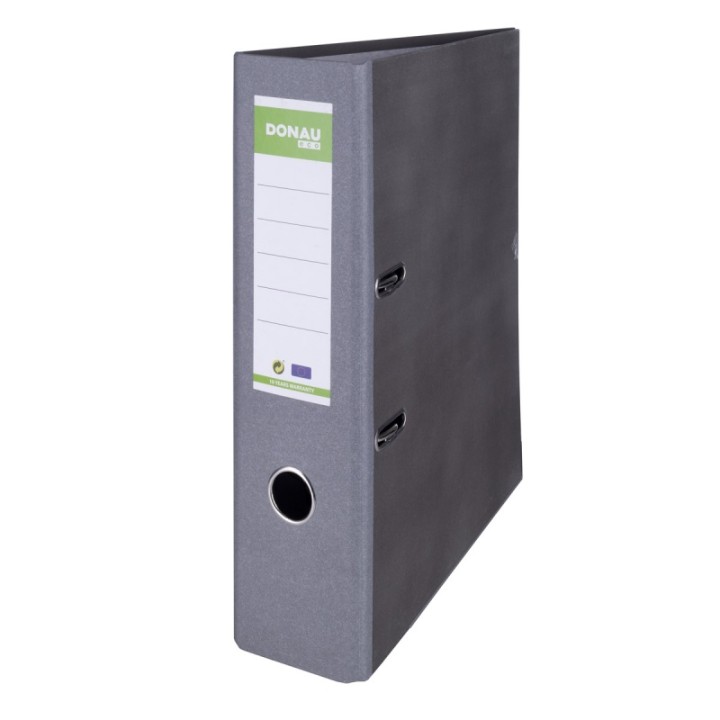 SEGREGATOR A4 TEKTUROWY DONAU ECO 80MM SZARY