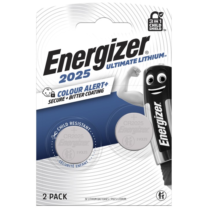 BATERIA LITOWA CR2025 ENERGIZER ULTIMATE LITHIUM 2SZT