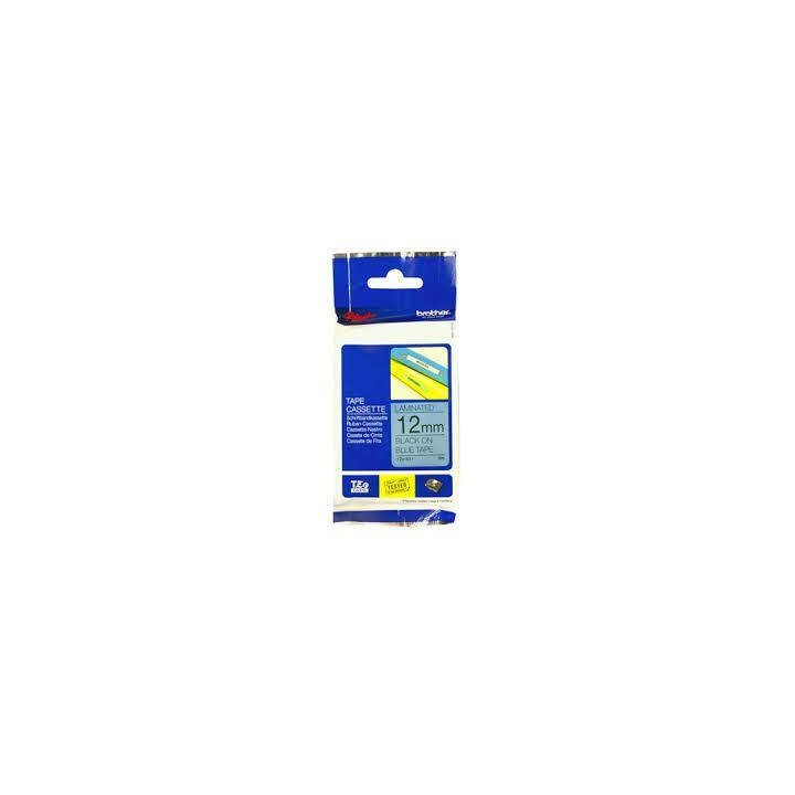 TASIEMKA ORYGINALNA CZARNY/NIEBIESKIE BROTHER TZE531 12MM X 8 M