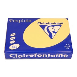 PAPIER KSERO KOLOR A4 TROPHEE 1780PC ZŁOTY ŻÓŁTY 80G 500 ARK