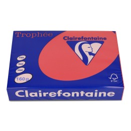 PAPIER KSERO KOLOR A4 TROPHEE 1016PC WIŚNIOWY 160G 250 ARK