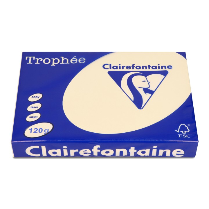 PAPIER KSERO KOLOR A4 TROPHEE 1242PC PIASKOWY 120G 250 ARK