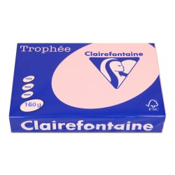 PAPIER KSERO KOLOR A4 TROPHEE 2634PC RÓŻOWY 160G 250 ARK
