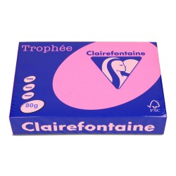 PAPIER KSERO KOLOR A4 TROPHEE 2973PC RÓŻOWY FLUORESCENCYJNY 80G 500 ARK