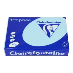 PAPIER KSERO KOLOR A4 TROPHEE 1774PC BŁĘKITNY 80G 500 ARK