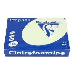 PAPIER KSERO KOLOR A4 TROPHEE 1051PC JASNY ZIELONY 160G 250 ARK