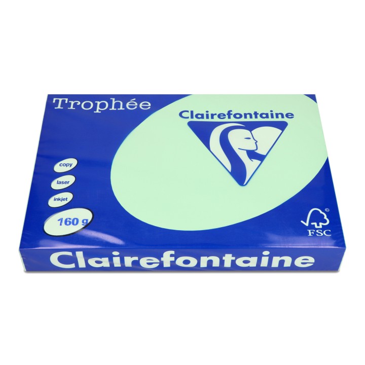 PAPIER KSERO KOLOR A3 TROPHEE 1119PC ZIELEŃ NATURALNA 160G 250 ARK