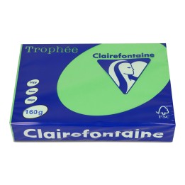 PAPIER KSERO KOLOR A4 TROPHEE 1007PC ZIELEŃ BILARDOWA 160G 250 ARK