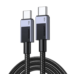 Kabel UGREEN L524 USB-C-USB-C 0.5m 60W (szary)