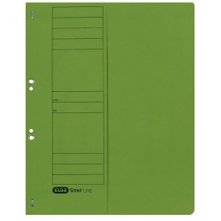 SKOROSZYT OCZKOWY 1/2 A4 ELBA 100551879 ZIELONY KARTON 250 G/M²