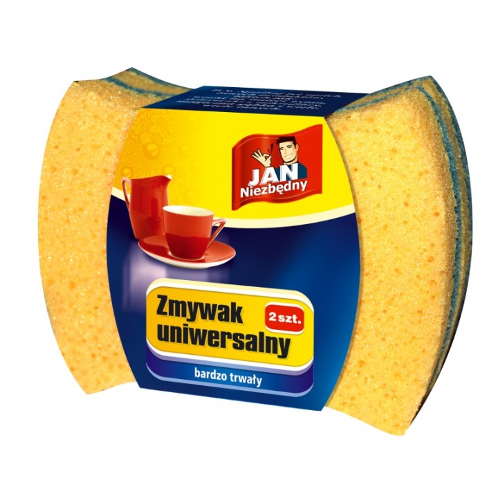 ZMYWAK UNWIERSALNY JAN NIEZBĘDNY ŻÓŁTY 2SZT