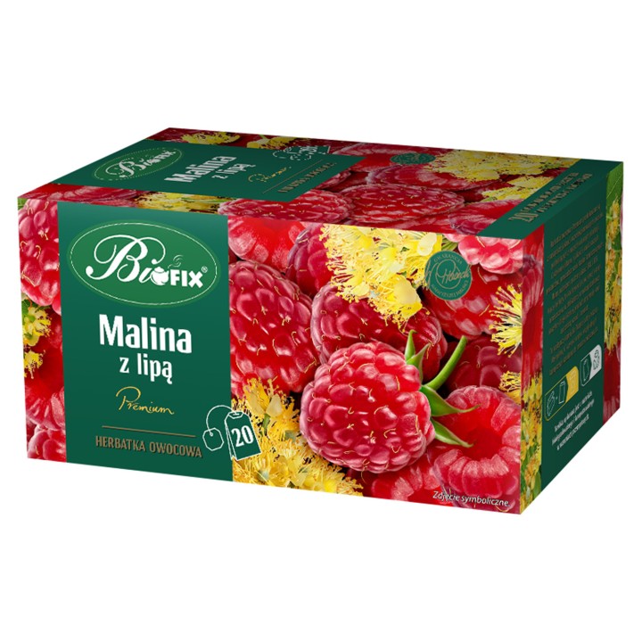 HERBATA MALINA Z LIPĄ BIFIX PREMIUM 20 TOREBEK
