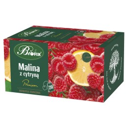 HERBATA MALINA Z CYTRYNĄ BIFIX PREMIUM 20 TOREBEK