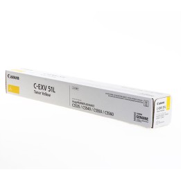 TONER ORYGINALNY CANON C-EXV51L Y 0487C002 ŻÓŁTY 26000 STRON