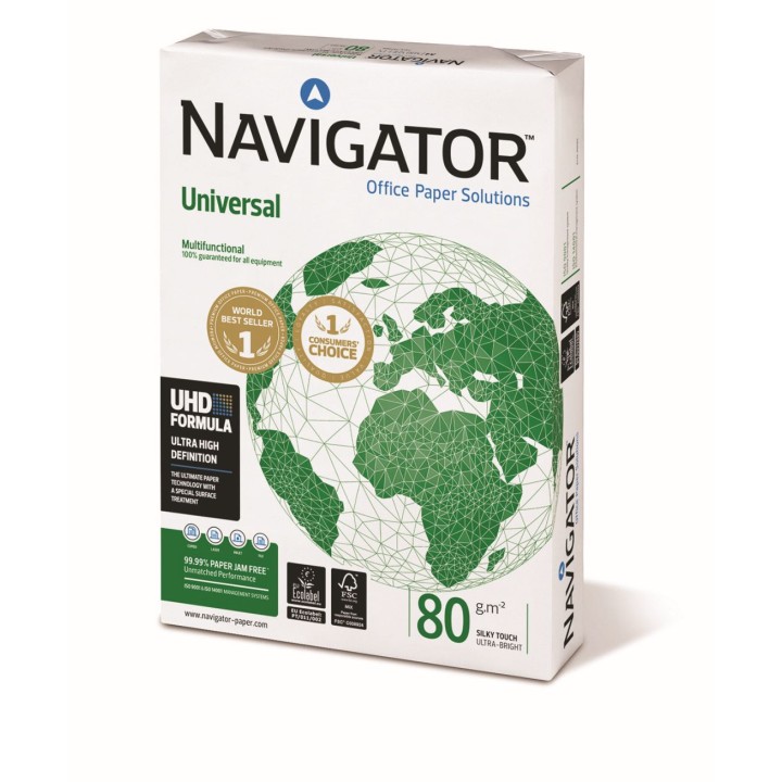 PAPIER KSERO A4 80G NAVIGATOR BIAŁY 169 CIE 500 ARK