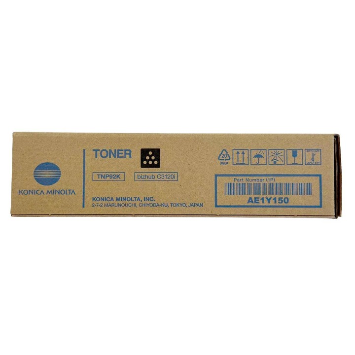 TONER ORYGINALNY KONICA MINOLTA TNP-92K AE1Y150 CZARNY 6000 STRON
