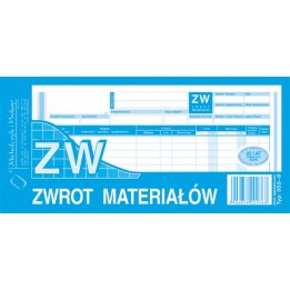 DRUK AKCYDENSOWY ZW ZWROT MATERIAŁÓW NA ZEWNĄTRZ 1/3 A4 MICHALCZYK I PROKOP WIELOKOPIA 80 KART.