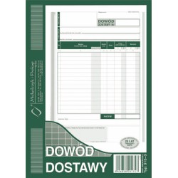 DRUK AKCYDENSOWY DOWÓD DOSTAWY A5 MICHALCZYK I PROKOP WIELOKOPIA 80 KART.