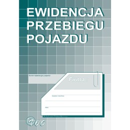 DRUK AKCYDENSOWY EWIDENCJA PRZEBIEGU POJAZDU DLA CELÓW PODATKU OD TOWARÓW I USŁUG A5 MICHALCZYK I PROKOP 32 STRONY