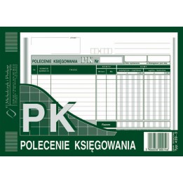 DRUK AKCYDENSOWY PK POLECENIE PRZELEWU A5 MICHALCZYK I PROKOP 80 KART.