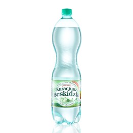 WODA GAZOWANA KURACJUSZ BESKIDZKI 1,5L PO TERMINIE
