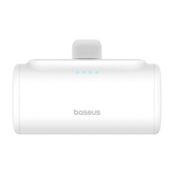 POWERBANK BASEUS COMPACT 5000MAH, 20W, USB-C (BIAŁY)