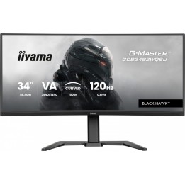 IIYAMA MONITOR 34 CALE G-MASTER GCB3482WQSU-B1,VA,UWQHD,120HZ,1500R, HDR400, 21:9, 500CD,2X5W, USB-C