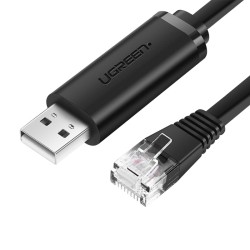 Kabel UGREEN USB-A-RJ45 1,5m (czarny)