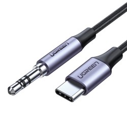 Kabel UGREEN AV143 USB-C-jack 3,5mm 1m (czarny)